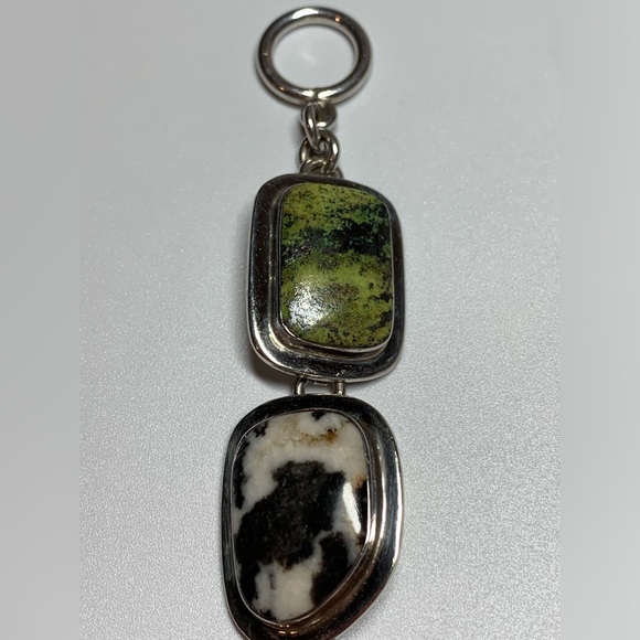 Silpada EXT RARE DALMATIAN JASPER SET - Bracelet - Ring - Pendant Sterling - Picture 13 of 16